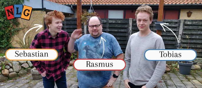 Ejerne Next Level Games (Sebastian, Rasmus og Tobias)